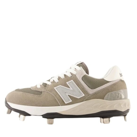 NEW* New Balance Gray Fresh Foam x 574 Metal Baseball Cleats Size 8 W / 6.5 M - Picture 9 of 9